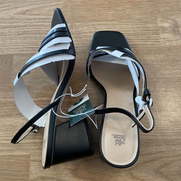 Wild Fable Blaire Black Strappy Block Heels Sandal Women's Size 9 NIB/NWT - Picture 8 of 14